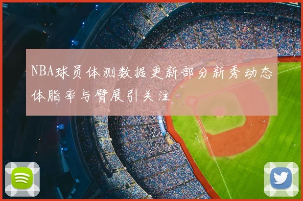NBA球员体测数据更新部分新秀动态体脂率与臂展引关注
